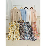 KATUN Bangkok FLORAL Skirt by NSA FLORAL Motif, FLORAL motif, premium rayon cotton material skirt wo