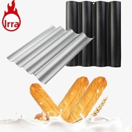 IRRA Baguette Baking Tray, Nonstick Waves Baguette Mold,  Bakeware Baking Tool French Bread Toast Ba