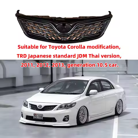 Suitable for Toyota Corolla modification Grill , TRD Japanese standard JDM Thai version, 2011, 2012,