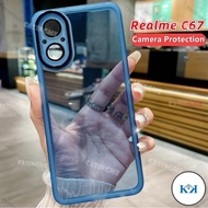 KK Realme C67 2024 Camera Electroplated Lens Protection Soft Clear Casing For Realme C67 C 67 67C Re