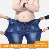 400kg Bigger Jeans Fashion Fat Loose Short Men Fattening Pants 7x-9x