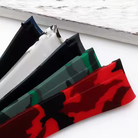 wholesale price for old customers rubber watch strap waterproof silicone wristband bracelet camoufla