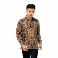 Kemeja Batik Cream Coksu Kemeja Coklat Muda Seragam Batik Cream Coklat
