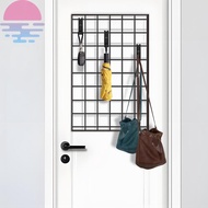 20 Pcs Metal Grid Wall Hanger Reinforced Metal Bend Resistant  Grid Wall Hook for Picture Hat SHOPSB