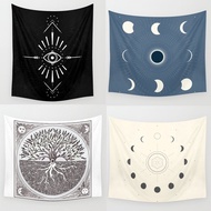 Psychedelic Tapestry Moon Changing Wall Hanging Witchcraft Hippie Wall Tapestry Pink Wall Carpet Boh