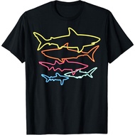 Retro 80S Shark Clothes Shark Party Men Sharks Gift Unisex T-Shirt