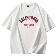 BAJU VIRAL CALIFORNIA WEST COAST UNISEX XS-5XL SHORT SLEEVE T-SHIRT 100%COTTON PREMIUM QUALITY 19GSM