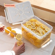 PEONYTWO Pickle Fermentation Container, for Gherkin Sauerkraut Olive Leakproof Pickle Jar, Portable 