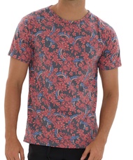 69SLAM MEN BLOSSOMING SNAKE LEONARDO S/S PRINTED RASH TEE | เสื้อยืด แขนสั้น สำหรับผู้ชาย