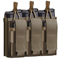 Tactical Molle Mag Pouch, Open-Top Molle Double/Triple Stacker 5.56 7.62 Magazine Pouches Holder Car