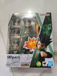 萬代 shf 全職獵人 小傑 小岡 可動人偶模型擺件玩具