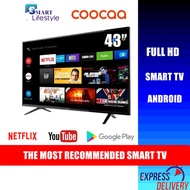 Coocaa Full HD Android 9.0 Smart TV with Google Playstore WIFI (43") 43S3G [Exclusive]