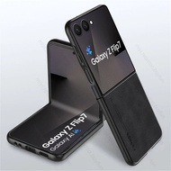 Lambskin Leather Case For Samsung Galaxy Z Flip7 Flip Flip7 FE Cover Camera Protect Shell Capas ZFli