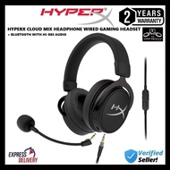 HYPERX CLOUD MIX HEADPHONE WIRED GAMING HEADSET + BLUETOOTH  WITH HI-RES AUDIO [ 4P5K9AA ]
