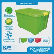 Kimplast - Box Container 50 Liter Deluxe / Tempat Penyimpanan Barang 50 Liter