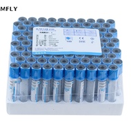 100PCS 2ML/5ML/10ml PT tube Sodium citrate 1:9 plastic tube sterile negative pressure vacuum blue ca
