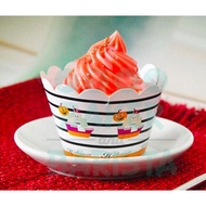 Halloween Cupcake Wrapper 006147 Halloween/ linen cupcake Packaging