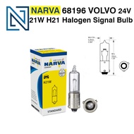 (1 PC) NARVA Germany 68196 H21W 24V Halogen Bulb Bay9s Volvo Signal Light