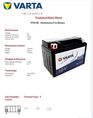 YTX9A-BS BATTERY GEL (12V9.0AH) DUKE 200 390 / SKYLINE200 / ELEGAN / VTS200 / NINJA 250 ZX6R / Z800 