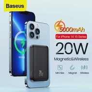 Baseus 20W Mini Power Bank 5000mAh Magnetic Wireless Fast Charge PowerBank