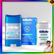 Gillette Anti-Perspirant Deodorant 107g| Advanced Clear Gel 5 in 1 Cool Wave/Clear+DRI-TECH