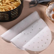 【Popular】 18cm Airfryer Accessories 100pcs/set Air Fryer Paper Non Oilpaper For Pizza Bbq Maker Cookie Oven Air Fryer Pads
