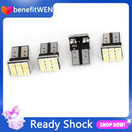 T10 W5W สีขาว Canbus 1206 12-SMD LED 12V หลอดโคมไฟ X4