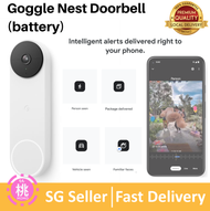 LZD Google Nest Doorbell Battery or Wired cctv door bell viewer motion detection detector speaker alarm security camera -Wireless Doorbell Security Camera -Video Doorbell Camera