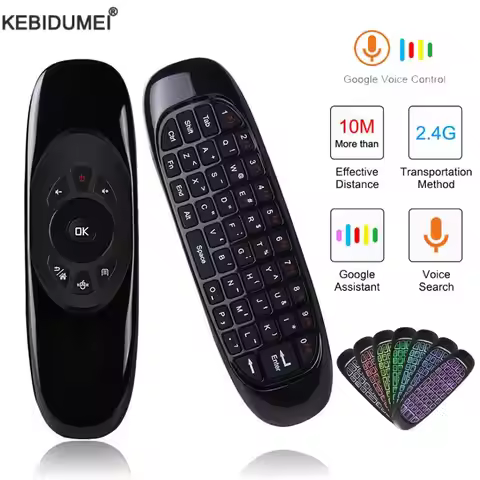 C120 Backlight Air Mouse 2.4G RF Wireless Mini Keyboard Smart Gyroscope Keyboard Remote Control For 
