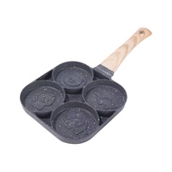 Cute Pattern/ 4 holes/ Kitchen Pan/ Scoop fillet/ Pancake Eggs Non-stick Frying Pan