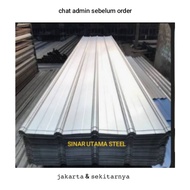 spandek atap 0,35mm / Spandeck atap zincalume 0,35 mm 3 meter 4meter 5meter 6meter