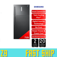 Samsung Refrigerator Inverter 710L Fridge 2 Door Peti Ais 2 Pintu Peti Sejuk 2 Pintu Murah 冰箱 RT62K7