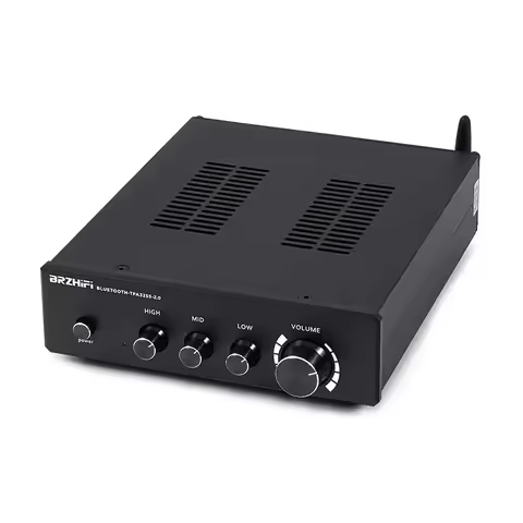2020 Breeze Audio New HiFi 2.0 Class D Full Digital Amplifier TPA3255 High Power 300W*2/4ohm Bluetoo
