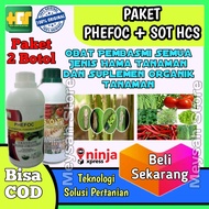 Terlaris ! Paket 2 Botol SOT dan PHEFOC HCS pupuk organik cair untuk membasmi hama tanaman