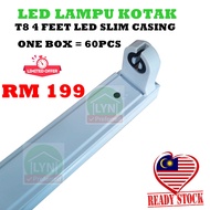 T8 LED SLIM CASING/HOUSING 4FEET T8 LED Light Box FITTING X 60PCS