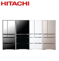 (員購)Hitachi 日立  日製六門676L一級能變頻冰箱 RXG680NJ - 含基本安裝+舊機回收琉璃黑(XK)