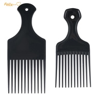 Wide Teethb Hair Pick Plasticb for Curly Afro Hair Styling