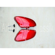 MERAH C70 battery box, red C70 battery holder + C70 battery box bolts, thick red ABS goods