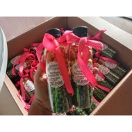 DOORGIFT BOTOL 250ML +KACANG+STICKER+ REBEN (50PCS)