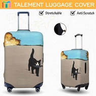 Luggage Protector Cover Cat Personalized Suitcase cover Stretchable Luggage Accessories Anti Scratch