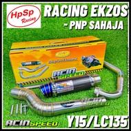 ORIGINAL HPSP OPEN EKZOS Y15ZR/ LC135 / Racing Chamber Open Exhaust pipe/ Racing open Ekzos