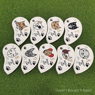 Cartoon Cartoon Cat Golf Club Cover Iron Club Cover Ball Head Cap Cover Club Protective Cover Club H