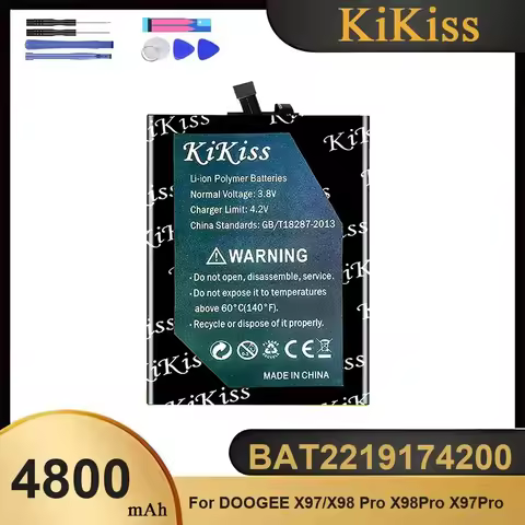 BAT2219174200 Mobile Phone Battery For DOOGEE X97/X98 Pro X98Pro X97Pro High-Performance Batteries