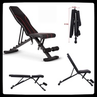 【ส่งจากกรุงเทพฯ 】ม้านั่งยกดัมเบล Harbour Adjustable Commercial Gym Fitness Folding Weight Bench Pres