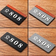 3D Three-Dimensional Number Plate Room Signage Plate Customized Box Signage Plate Hotel Room Number 