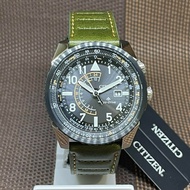 Citizen Eco-Drive BJ7138-04E Promaster Nighthawk Aviation Scale Leather Watch