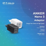 Anker Nano 3 47W Fast Charger Dual USB C Port Compact USB C GaN - A2039