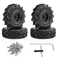 1.0 Inch Wheel Hub Brass Wheel Hub for 1/18 TRX4M SCX24 FMS Ascent-18 Rc Model Crawler Car Truck