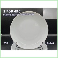 ﹊ ◐ ∈ Assorted Arcopal Plates - Made in France