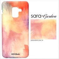 【Sara Garden】客製化 手機殼 Samsung 三星 A7 2017 渲染粉紫 手工 保護殼 硬殼